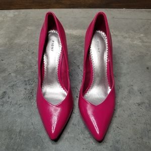 FIONI | Hot Pink Magenta Heels Pointed Toe 6.5